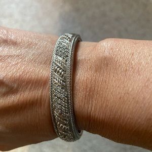 Judith Ripka for QVC silver and diamonique bracelet